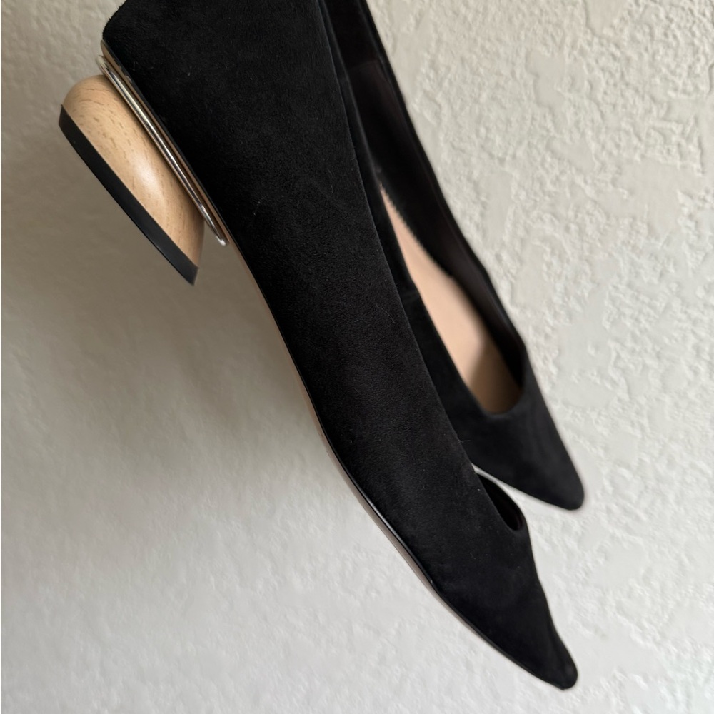 Zara Elegant Black Women's kitten heel